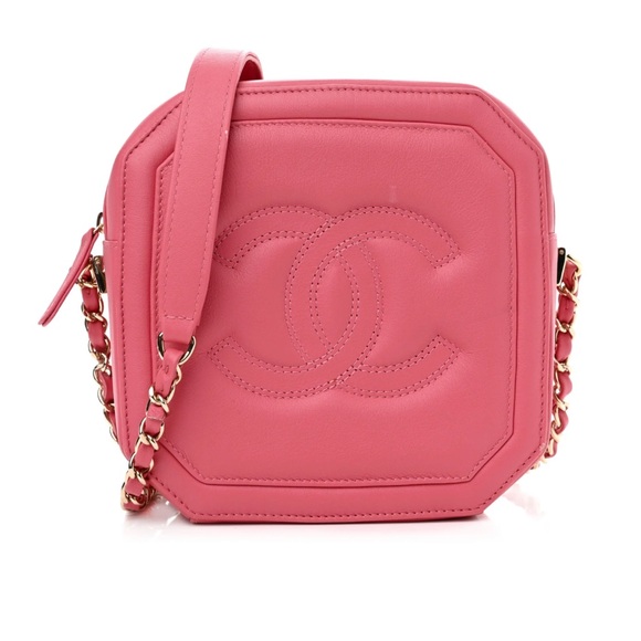 CHANEL Handbags - CHANEL Calfskin CC Clock Camera Case Bag